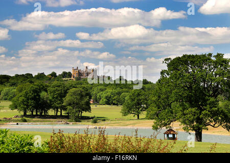 Belvoir Castle in das Tal der Belvoir, Leicestershire, England, UK Stockfoto