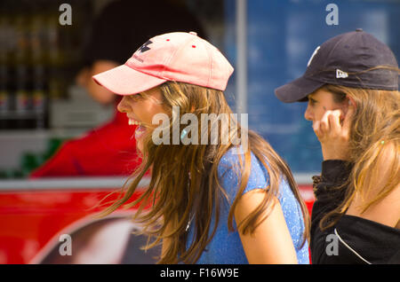 Leeds, UK. 28. August 2015. Festivalbesucher beim Leeds Festival, Leeds, UK. 28. August 2015 Stockfoto