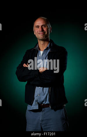 Edinburgh. VEREINIGTES KÖNIGREICH. am 28. August. Edinburgh International Book Festival. Tag 14 Edinburgh International Book Festival findet statt in Charlotte Square Gardens. Abgebildete Jesse Armstrong. Pako Mera/Alamy Live-Nachrichten Stockfoto