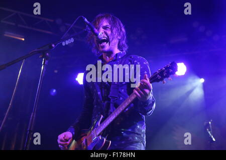 Leeds, Yorkshire UK. 28. August 2015. Wir sind The Ocean führen live auf die Festspielbühne Republik bei Leeds Festival 2015 Credit: Simon Newbury/Alamy Live News Stockfoto