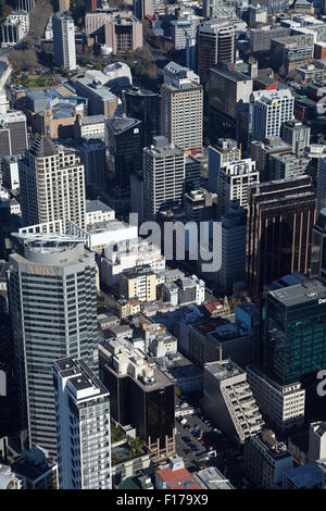 CBD, Auckland, Nordinsel, Neuseeland - Antenne Stockfoto