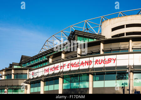 Twickenham Rugby Stadium, London, England, Großbritannien Stockfoto