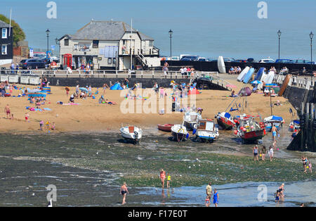 Broadstairs, Kent, England, UK. Viking Bay beach Stockfoto