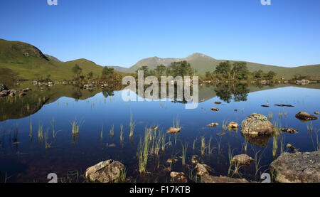 Man Na h-Achlaise auf Rannoch Moor. Stockfoto