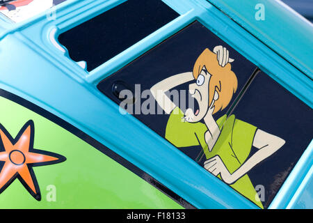 Scooby Doo Kinder hausieren Geheimnis Maschine Mini van Stockfoto
