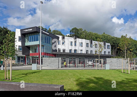 Das neu eröffnete The Interchange Gebäude anschließenden Zug und Bus in Galashiels schottischen Grenzen Schottland Stockfoto