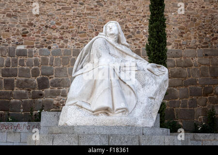 Denkmal der Heiligen Teresa von Avila, Avila, Spanien Stockfoto
