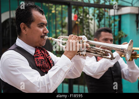 Mariachi Musiker; Sayulita, Riviera Nayarit, Mexiko. Stockfoto