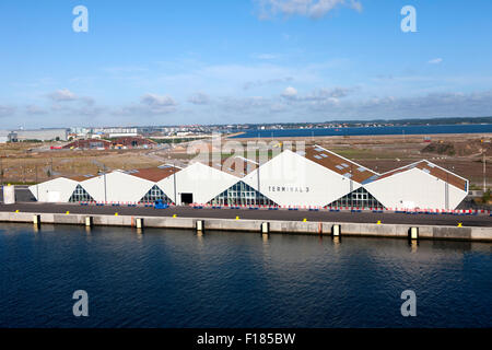 Kopenhagen Kreuzfahrt Hafen Langelinie Kai, Nordre Toldbod, die Freeport und neuen Cruise terminal Ocean Quay Terminal, Dänemark Stockfoto