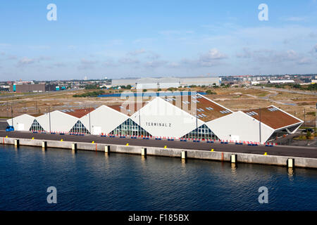 Kopenhagen Kreuzfahrt Hafen Langelinie Kai, Nordre Toldbod, die Freeport und neuen Cruise terminal Ocean Quay Terminal, Dänemark Stockfoto