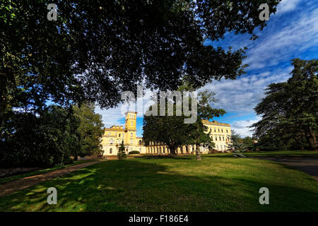 Osborne House war die Sommerresidenz der Königin Victoria, Prinz Albert und Familie Stockfoto