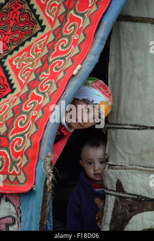 Ländliche Einheimische in der Himalaya-Tadschikistan-Himalaya-Sammlung Stockfoto