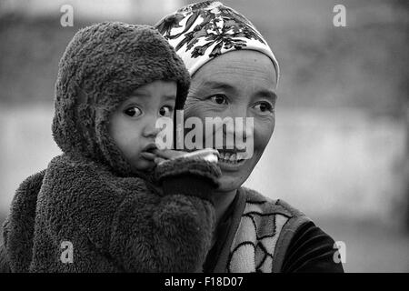 Ländliche Einheimische in der Himalaya-Tadschikistan-Himalaya-Sammlung Stockfoto