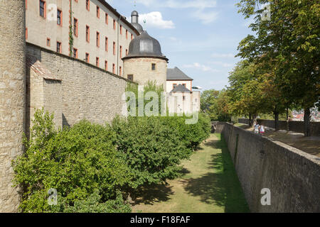 Festung Festung Marienberg, Würzburg, Bayern, Deutschland Stockfoto