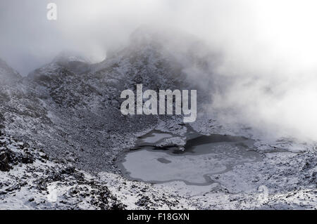 Loch-Kokos "ein" Ghrunnda, Cuillin, Isle Of Skye, Schottland Stockfoto