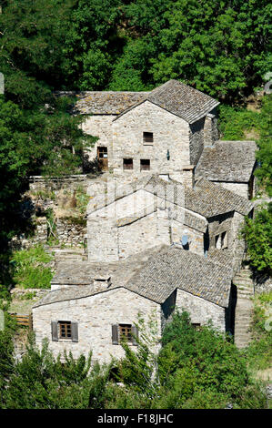 Die Schluchten des Colombieres, in der Nähe von La Fage Gite, Herault, Languedoc Roussillon, Frankreich Stockfoto