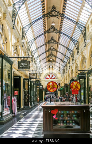 Royal Arcade, Melbourne, Victoria, Australien Stockfoto