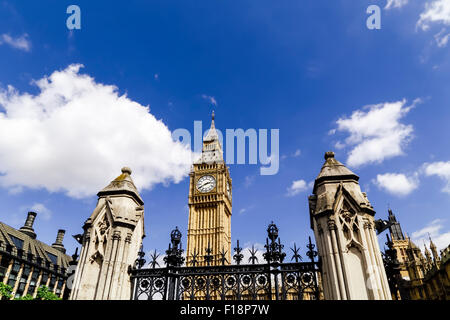 Blick auf Big Ben, Westminster-Palast, London Stockfoto