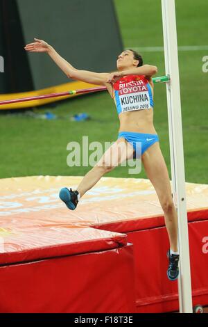 Peking, China. 29. August 2015. Darya Klishina (RUS) Leichtathletik: 15. IAAF World Championships in Athletics Beijing 2015 Frauen Hochsprung-Finale im Beijing National Stadium in Peking, China. © YUTAKA/AFLO SPORT/Alamy Live-Nachrichten Stockfoto