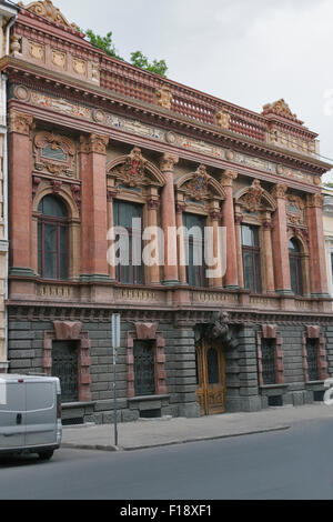 Schloss von Graf Tolstoy oder der Wissenschaftler Fassade in Odessa, Ukraine. Das 1930 erbaute. Stockfoto