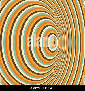Abstrakten Wirbel Hintergrund. Muster mit optische Täuschung. Vektor-Illustration. Stock Vektor