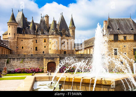 Fary tale'castles Frankreich - Jumilhac-le-grand Stockfoto