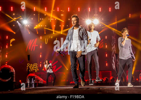 Detroit, Michigan, USA. 29. August 2015. EINE Richtung, die Durchführung auf ihre '' On The Road wieder Tour'' im Ford Field in Detroit, MI am 29. August 2015 © Marc Nader/ZUMA Draht/Alamy Live News Stockfoto