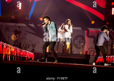 Detroit, Michigan, USA. 29. August 2015. EINE Richtung, die Durchführung auf ihre '' On The Road wieder Tour'' im Ford Field in Detroit, MI am 29. August 2015 © Marc Nader/ZUMA Draht/Alamy Live News Stockfoto