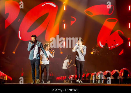 Detroit, Michigan, USA. 29. August 2015. EINE Richtung, die Durchführung auf ihre '' On The Road wieder Tour'' im Ford Field in Detroit, MI am 29. August 2015 © Marc Nader/ZUMA Draht/Alamy Live News Stockfoto