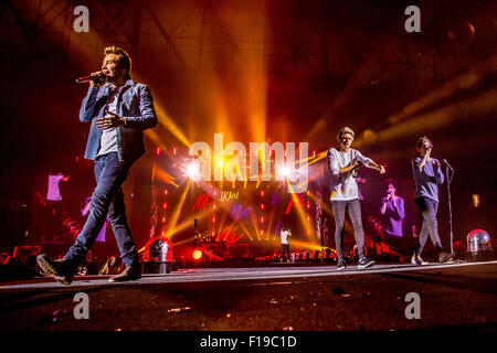 Detroit, Michigan, USA. 29. August 2015. EINE Richtung, die Durchführung auf ihre '' On The Road wieder Tour'' im Ford Field in Detroit, MI am 29. August 2015 © Marc Nader/ZUMA Draht/Alamy Live News Stockfoto