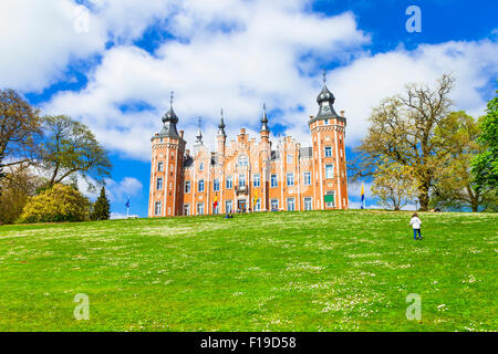 schöne romantische Burgen Belgiens - Viron Stockfoto