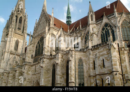 Dom Regensburg Bayern Deutschland Europa Stockfoto