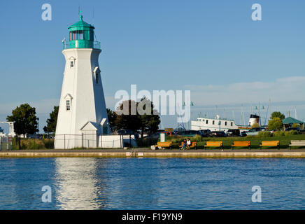 Inneren Bereich Leuchtturm in der Nähe von Port Dalhousie, am Lake Ontario, in St. Catharines, Ontario, Kanada Stockfoto