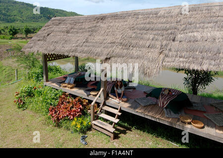 Provinz Loei, Thailand. 15. Oktober 2014. Traditionelles Haus Tai Dam, Provinz Loei, Thailand © Andrey Nekrassow/ZUMA Wire/ZUMAPRESS.com/Alamy Live-Nachrichten Stockfoto