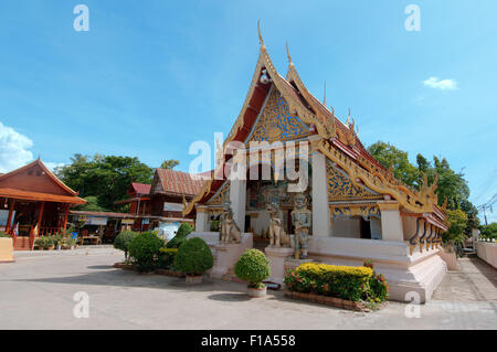 Provinz Loei, Thailand. 15. Oktober 2014. antike Tempel Wat Si Khun Mueang, Chiang Khan, Provinz Loei, Thailand © Andrey Nekrassow/ZUMA Wire/ZUMAPRESS.com/Alamy Live-Nachrichten Stockfoto