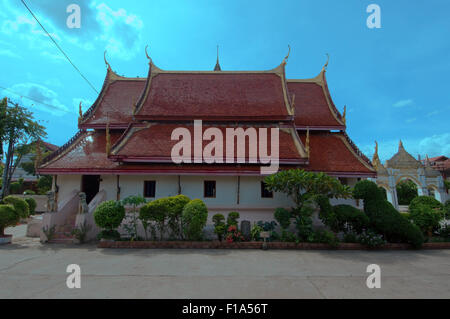 Provinz Loei, Thailand. 15. Oktober 2014. antike Tempel Wat Si Khun Mueang, Chiang Khan, Provinz Loei, Thailand © Andrey Nekrassow/ZUMA Wire/ZUMAPRESS.com/Alamy Live-Nachrichten Stockfoto