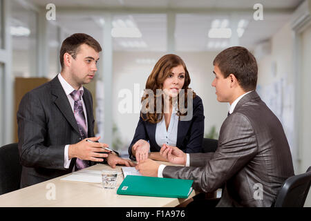 Geschäftsverhandlungen Stockfoto