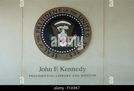 John F Kennedy Präsidentenbibliothek und museum Stockfoto