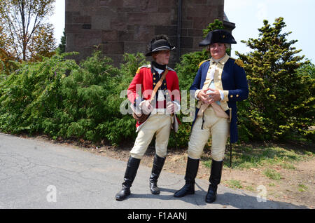 Schlacht von Brooklyn Reenactment grün Holz Friedhof 2015 NewYork Stockfoto