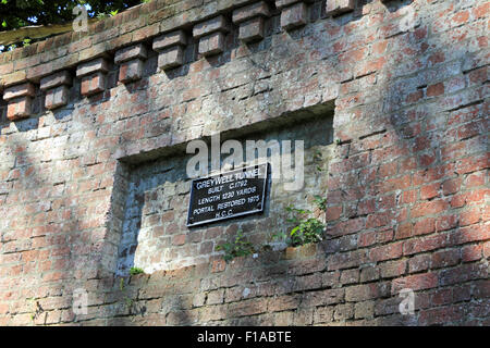 Der Greywell-Tunnel auf der Basingstoke Canal, England UK Stockfoto