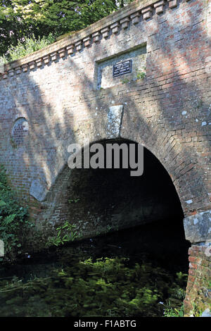 Der Greywell-Tunnel auf der Basingstoke Canal, England UK Stockfoto