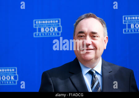 Edinburgh. VEREINIGTES KÖNIGREICH. 31st. August. Edinburgh International Book Festival. Tag 17 Edinburgh International Book Festival findet in Charlotte Square Gardens. Im Bild: Alex Salmond. Pako Mera/Alamy Live News Stockfoto