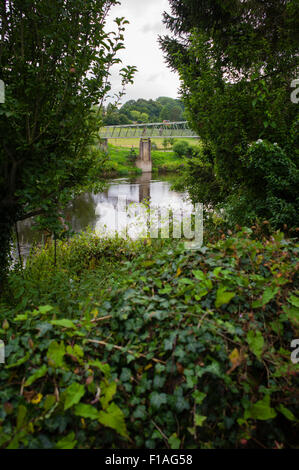 Arley Brücke über den Fluss Severn Arley Worcestershire UK Stockfoto