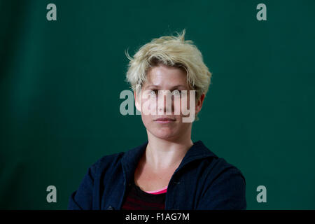 Edinburgh. VEREINIGTES KÖNIGREICH. 31. August. Edinburgh International Book Festival. Tag 17 Edinburgh International Book Festival findet statt in Charlotte Square Gardens. Abgebildete Caroline Criado-Perez. Pako Mera/Alamy Live-Nachrichten Stockfoto