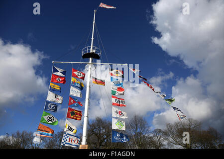 Bremen, Deutschland, das Symbol der Binnenschifffahrt an der Weser Stockfoto