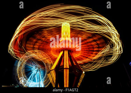 Adventure Island Amusement Park in der Nacht. Southend-on-Sea. Essex. England. UK Stockfoto