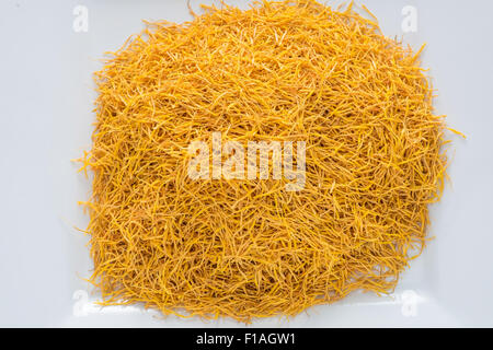 Getrocknete Lotus Pollen ist ein thai Kräuter, die Mixd mit Tee sein kann. Stockfoto
