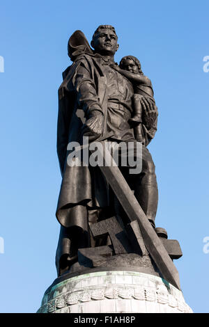 Berlin, Deutschland, die sowjetischen Ehrenmals im Treptower Park Stockfoto