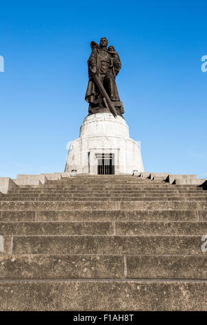 Berlin, Deutschland, die sowjetischen Ehrenmals im Treptower Park Stockfoto