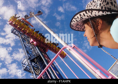 Skydrop Adventure Island fahren. Southend. Essex. England. UK Stockfoto